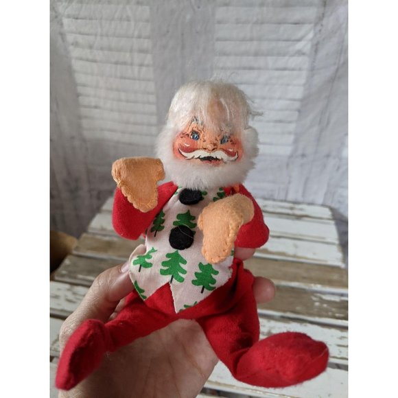 Vintage Annlee Santa 1987 red small - Picture 5 of 6